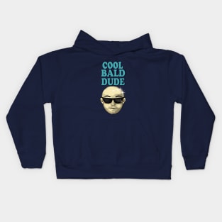 Cool bald dude Kids Hoodie